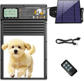 Dog Door, Solar & USB Rechargeable Pet Door, Timer & Light Sensor Modes Doggy by DGRTDZ