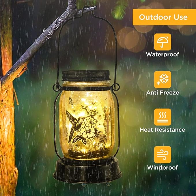 Solar Lanterns Outdoor Garden Decor Valentine's Day Gifts - Image 5
