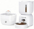 Automatic Cat Feeder and Water Fountain Set - 3L Food Dispenser by Unknown