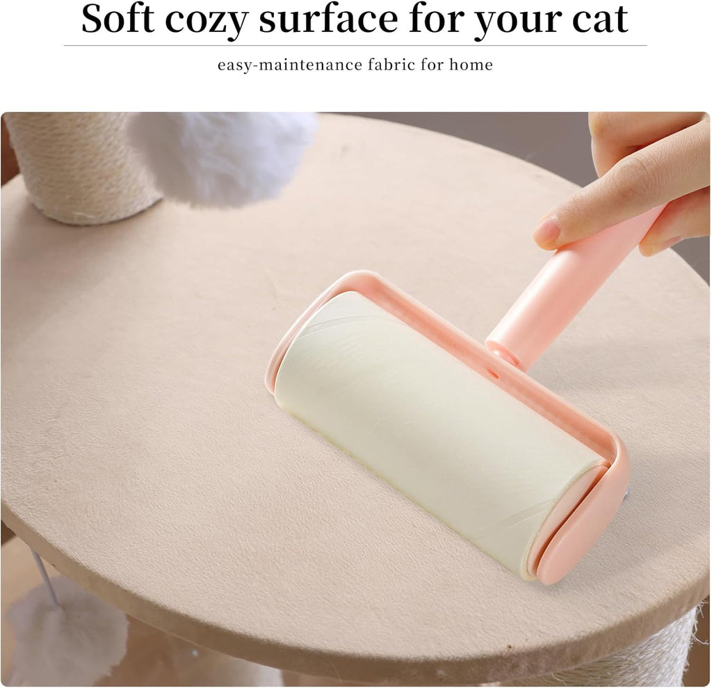 57 "Wooden Cat Tree for Large Cat, Modern Tree Tower with Multi-Level Condo