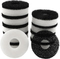 20 Packs Replacement Aquarium Maintenance Kit, Aquarium Sponge Foam and Carbon Rings Set, Replacement for Biorb Filter