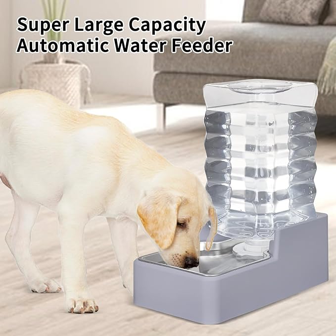 Automatic Water Dispenser Large: Upgraded 100% BPA-Free 8L Light Gray Stainless - Image 4