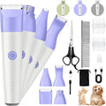 4 in 1 Rechargeable Dog Clippers Grooming Kit with 2 Speeds and Low Noise
