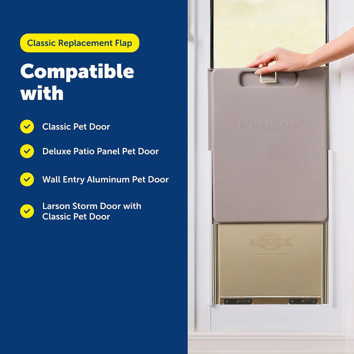 PetSafe Classic Replacement Flap, Vinyl, Medium, 8 In x 11 In