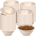 200 Pcs Disposable Pet Bowls Bulk 8 Oz Travel Paper Food Bowls for Small Dogs Puppy Cat, Leakproof Pet Feeding and Watering Supplies 1 Cup