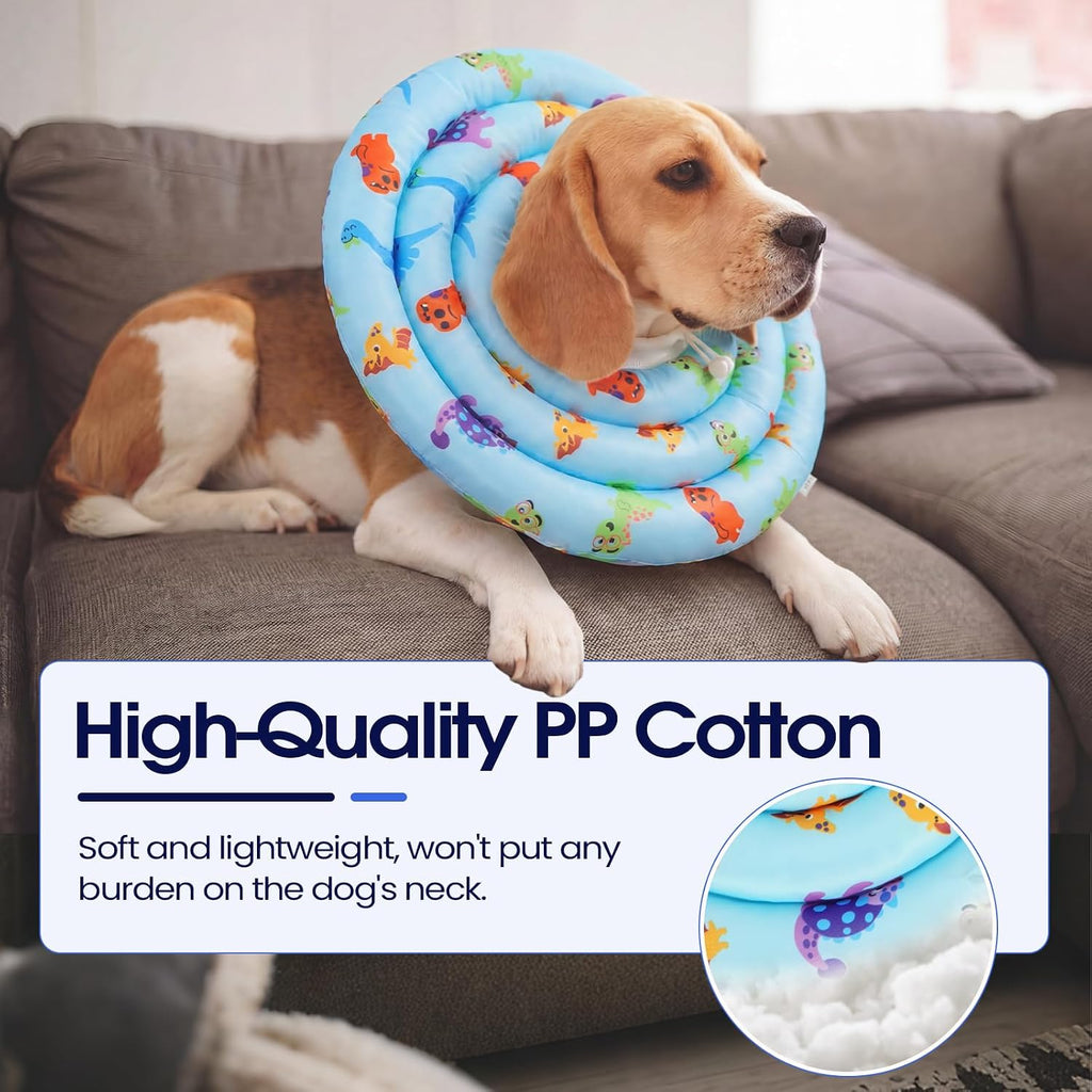 IDOMIK Soft Dog Cone After Surgery, Waterproof Dog Recovery Collar