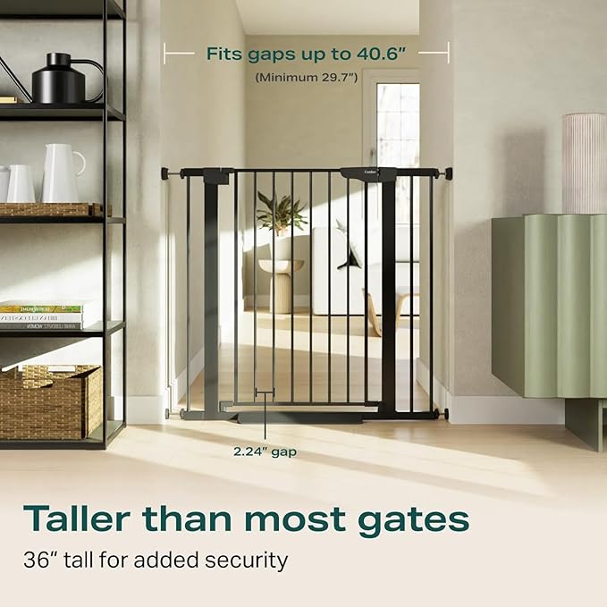 Cumbor 36" Extra Tall Baby Gate - Image 2