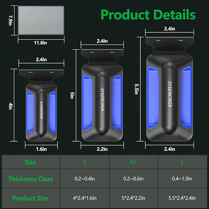Aquarium Magnet Glass Cleaner, Double-Sided Detachable & Floating Algae Scraper - Image 4