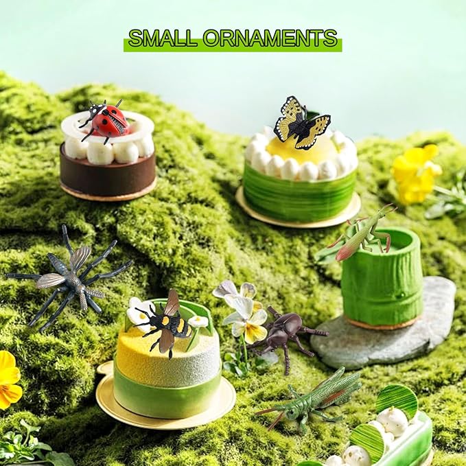20Pcs Insect Toy Fake Plastic Bugs Figures - Image 3