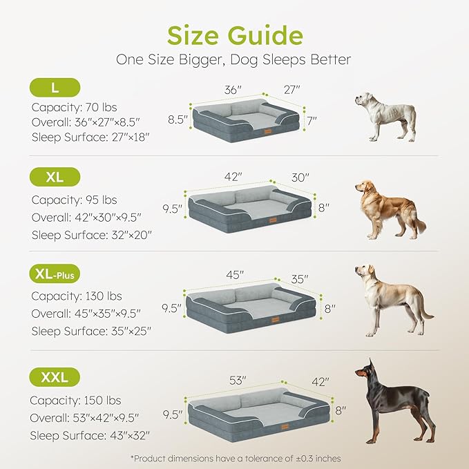 Extra Large Dog Bed, Orthopedic XL Dog Bed - Image 7