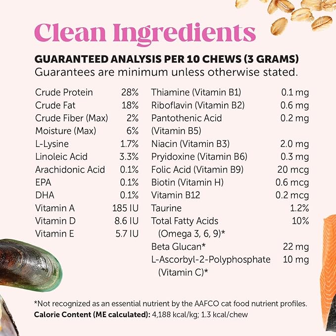 Cat Multivitamin Crunchy & Creamy Chews - Image 7
