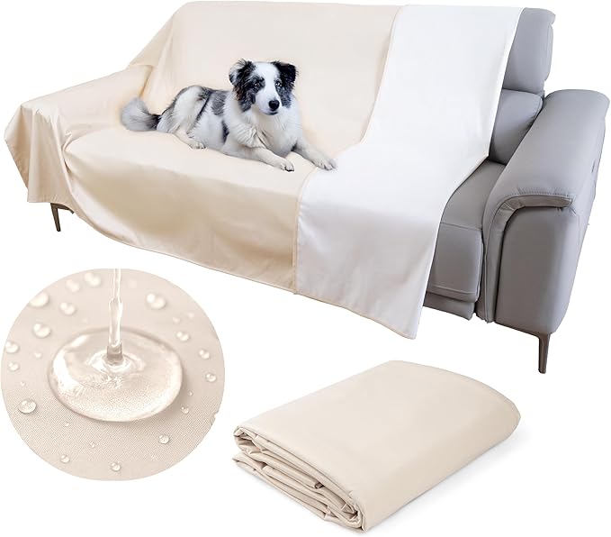 SILLY LEGACY Thin Reversible Waterproof Protective Bed Cover, - Image 2