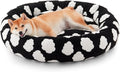 JOEJOY Donut Dog Bed Medium Size Dog, Cute Round Calming Pet Bed by JOEJOY