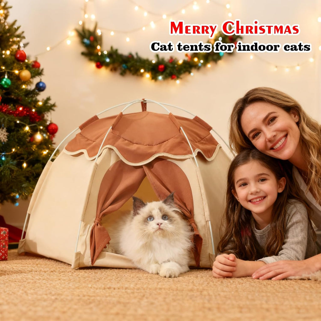 Gigreinc Cat Tent for Indoor, Indoor Dog House,Kitten Tent for Small Dogs