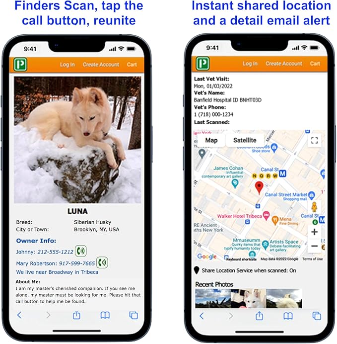 Pet Dwelling QR Pet Tag – Easy Scan Instant Location Alerts, Online Pet Profile - Image 5