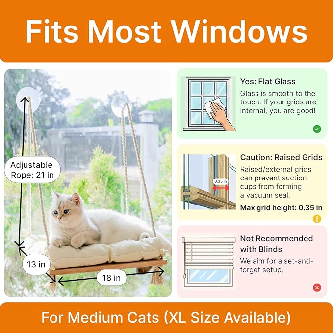 Cat Hammock with Industrial-Grade Suction Cups - Image 5