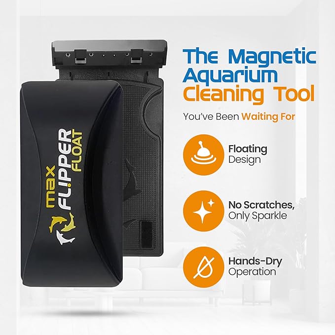 FLIPPER Max Magnetic Aquarium Cleaner – 2-in-1 Flip Scrubber and Scraper - Image 7