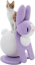 Cute Cat Scratching Post- Bunny Style, Cat Scratcher Toy by MUTTROS