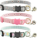 Breakaway Cat Collars with Bell, Durable & Safe Cute Kitten Collars Safety by XPangle