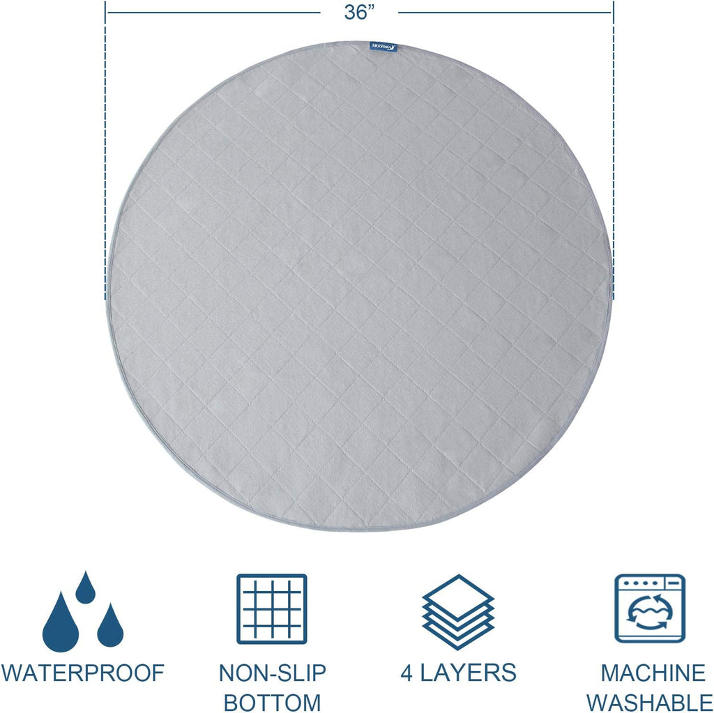 Washable Reusable Pee Pads for Dogs 2 Pack, Waterproof Dog Whelping Pads