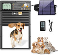 Automatic Pet Door, Dog Door Radar, Timer & Light Sensor Modes, Solar & USB by XRDZYXGS