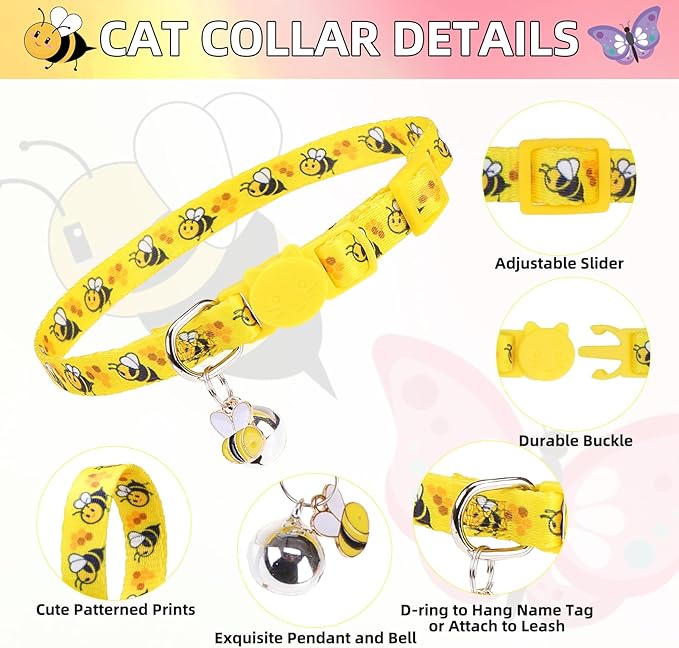PUPTECK Breakaway Cute Cat Collar - Image 3