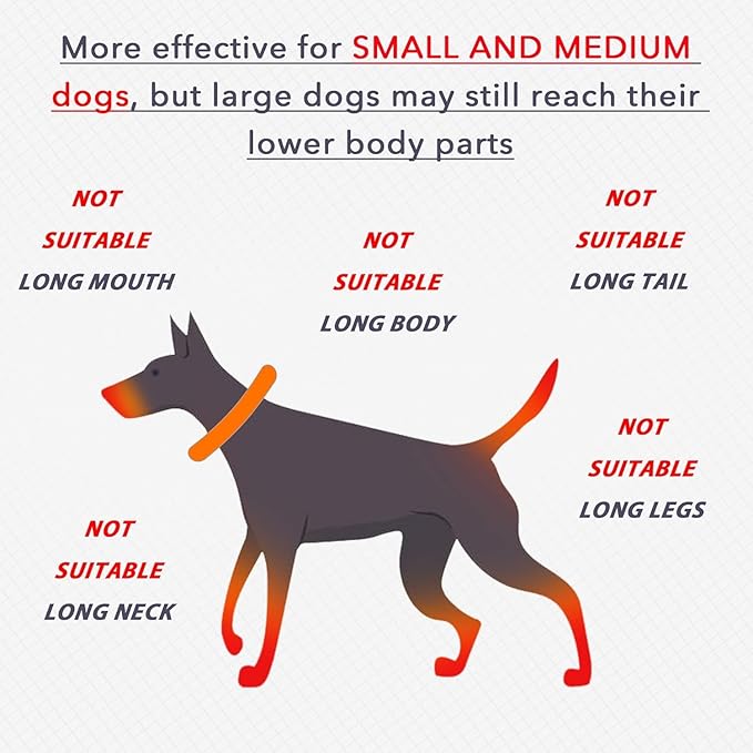 IDOMIK Dog Recovery Collar, Waterproof Soft Dog Cone After Surgery, Comfy - Image 6
