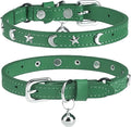 Leather Cat Collars for Boy Girl Cats by DILLYBUD
