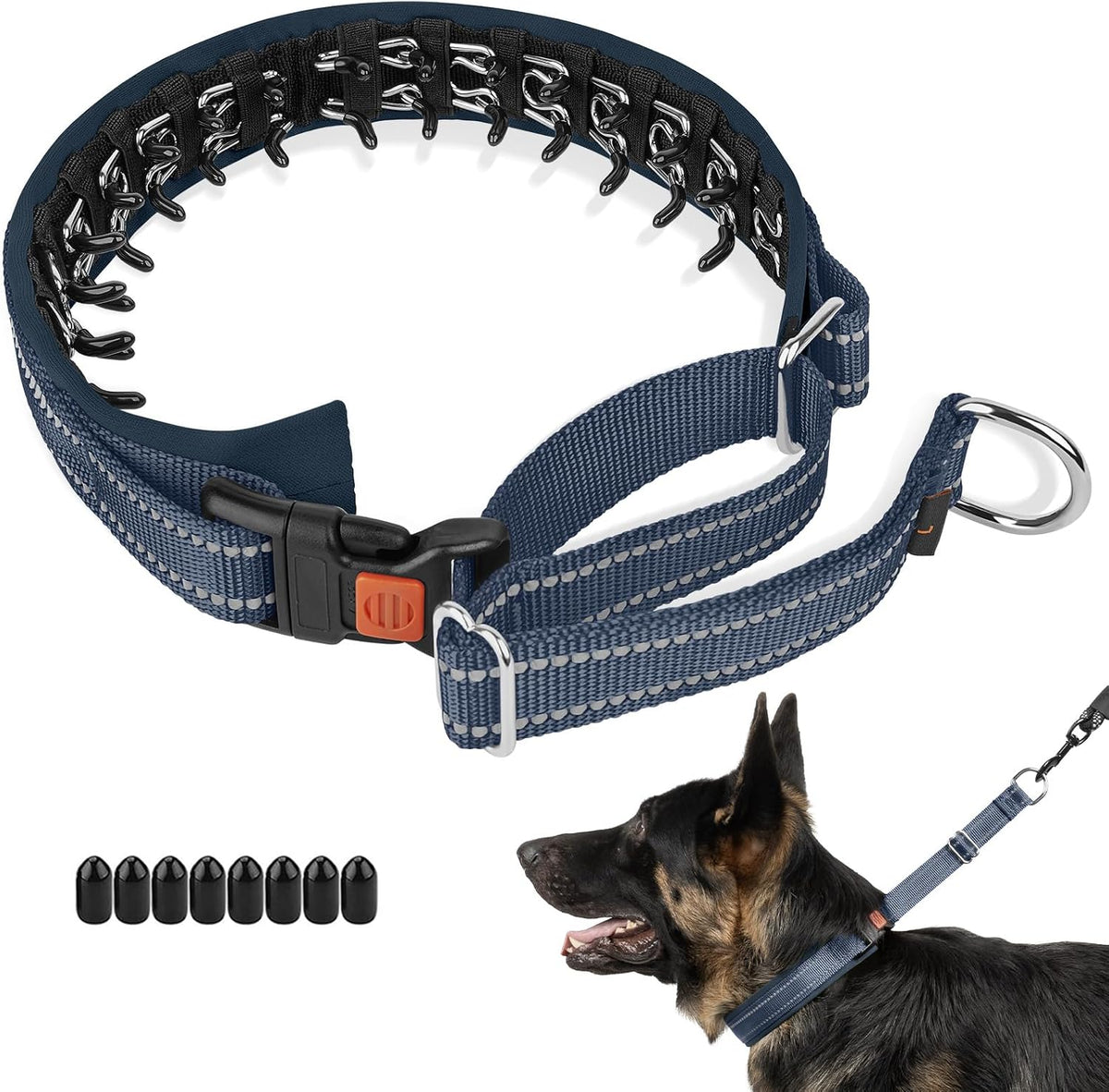 Mayerzon Martingale No Pull Dog Walking Training Collar | Army Green, M/L