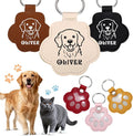 Custom Leather Pet Fur Keychain – Personalized Memorial Keepsake Keyring by Unknown