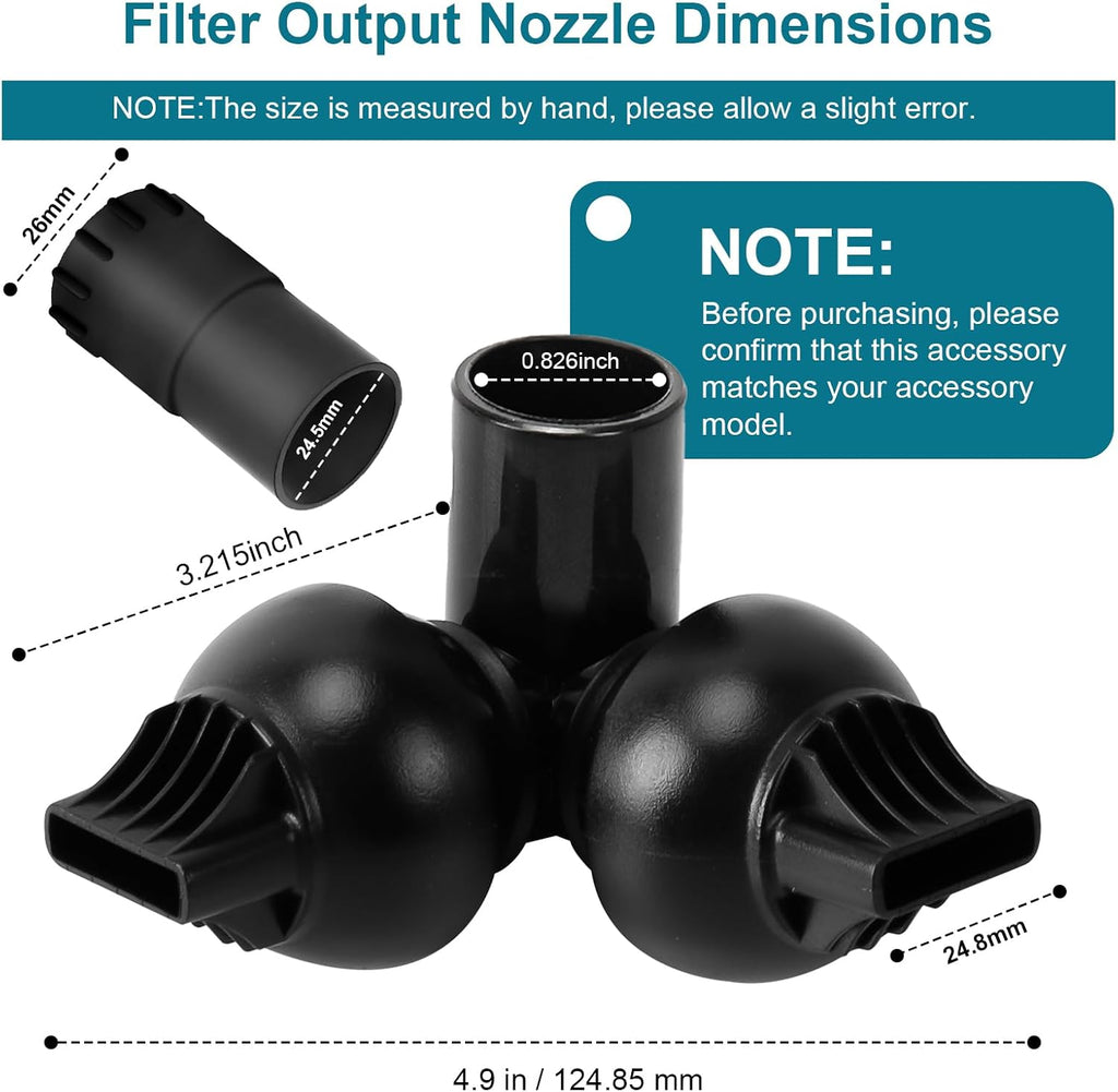 Replacement Output Nozzle Assembly for Fluval Fx4 High Performance Canister Filters Assembly, Aquarium Return Nozzle for Fluval Fx4,Fx5 Fx6 Replacement Parts