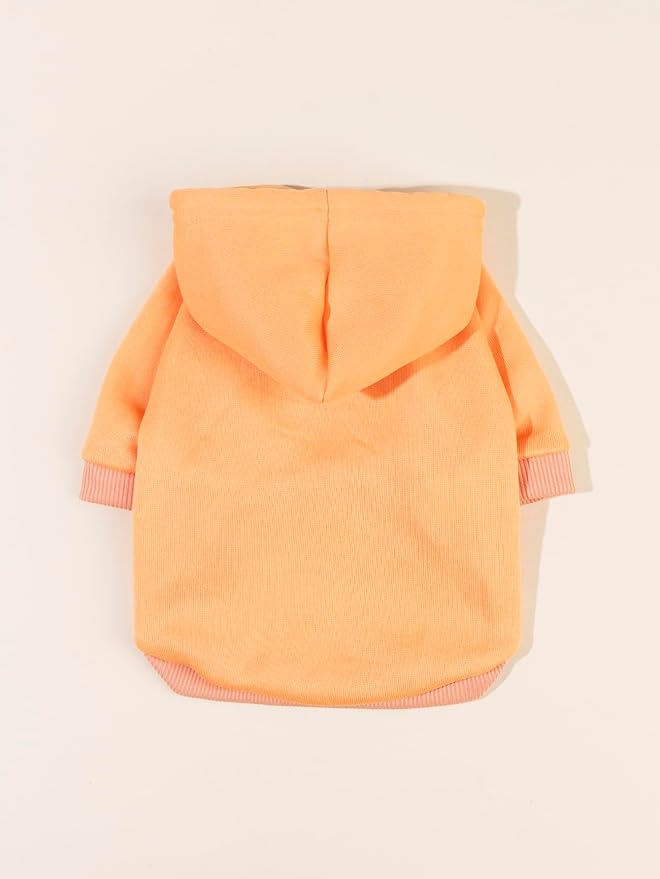 QWINEE Basic Dog Hoodie Sweatshirt Puppy Sweater Warm Cat Costumes Pet Clothes - Image 5