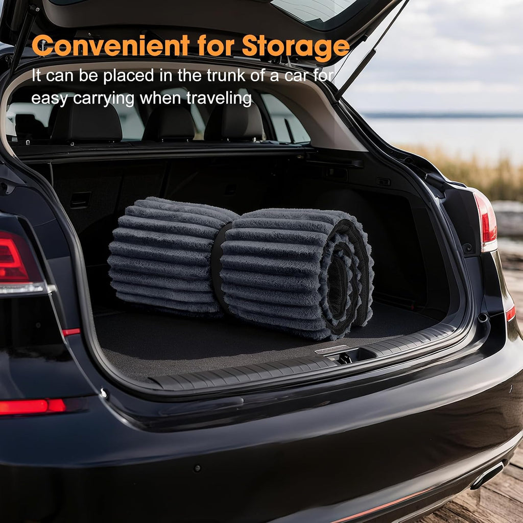 FURTIME Backseat Pet Bed Mat, Non-Slip Washable Dog Bed for Car Back Seat
