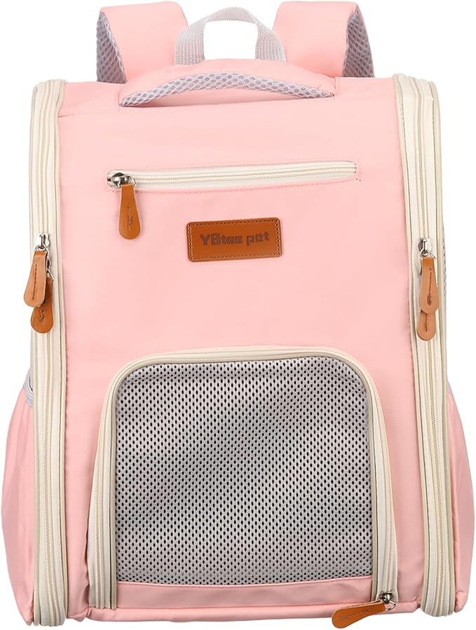 Pet Backpack Carrier, Portable and Ventilated, Oxford Cloth, Dogs Cats and by Unknown