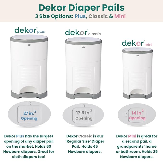 Diaper Dekor EKO Classic Diaper Pail Gift Set - Image 5