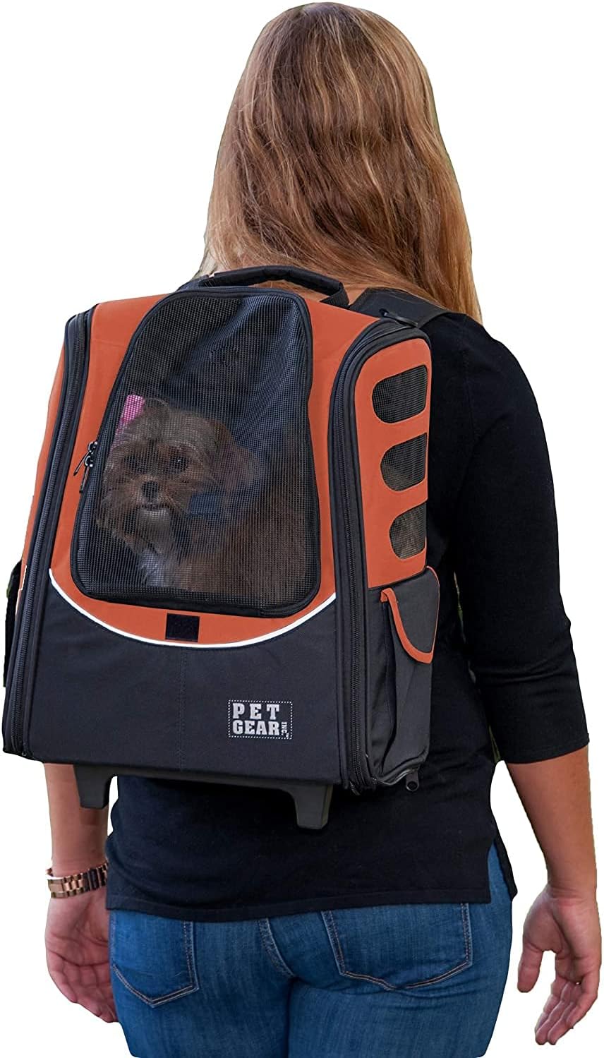 Pet Gear I-GO2 Roller Backpack, Medium Escort, NEW Copper