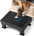 Adjustable Cat Litter Box Step Ramp, Elevated Cat Step Stair by Bartuke