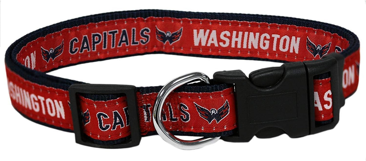 NHL Washington Capitals Collar for Dogs & Cats, Small. - Adjustable, Cute & Stylish! The Ultimate Hockey Fan Collar!