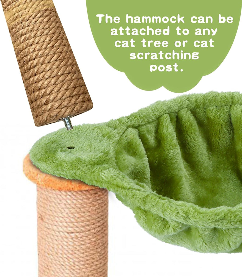UXIETIN Cat Tree Hammock with Deep Basket,Large Size,12.4"
