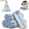 80 Pcs Litter Box Liners Compatible with Petllbro Luma Automatic, 4 Rolls