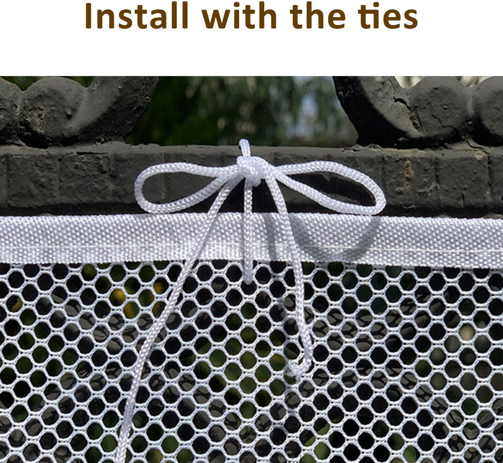 PetSafe Balcony Netting - Stairway Net for Pets & Kids, Clear (10ft*2.6ft Thick)