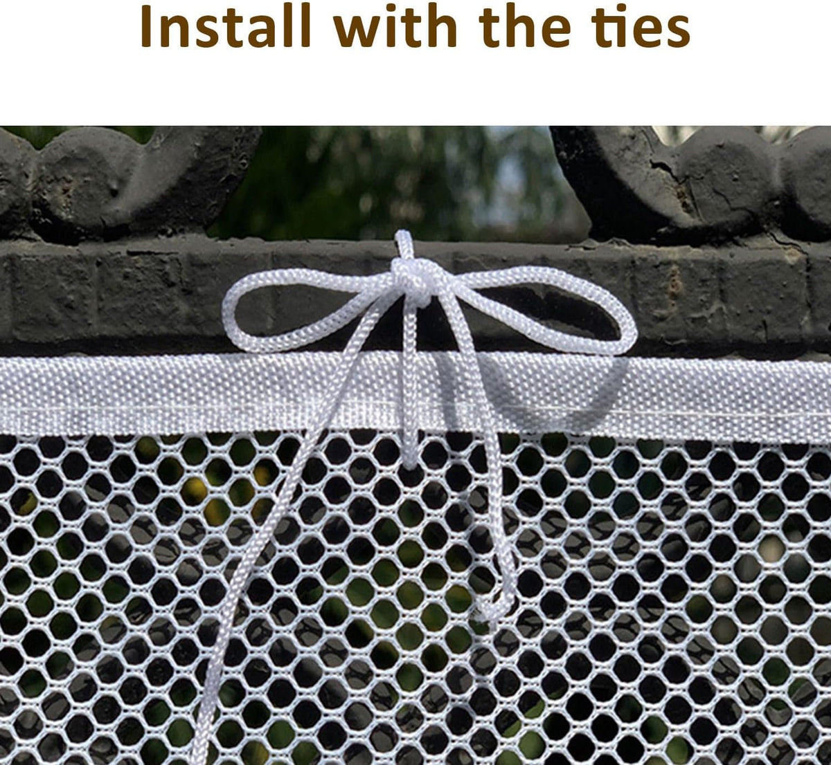 PetSafe Balcony Netting - Stairway Net for Pets & Kids, Clear (10ft*2.6ft Thick)