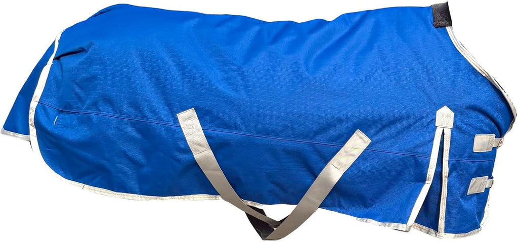 Water Resistant Turnout Horse Blanket with Neck Cover Belly Surcingle 51in