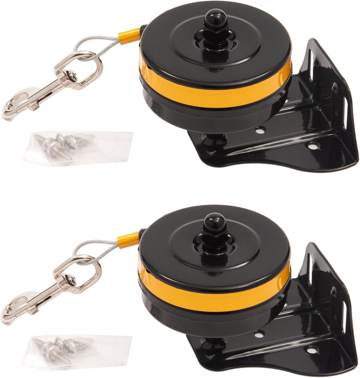 Lixit® Bracket Mount and Stake Retractable Leash Tie Outs for Dogs (Large (Pack of 1), Bracket)