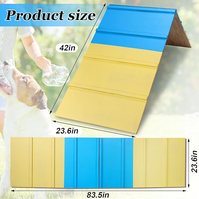 Spiareal Dog Agility Equipment 83.5 x 23.6 Inch Agility A-Frame Agility - Image 2