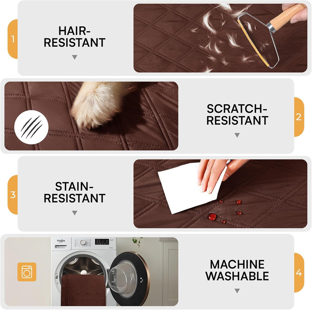 Luciphia Waterproof Couch Cover for Dogs, Non-Slip Pet Sofa Protector