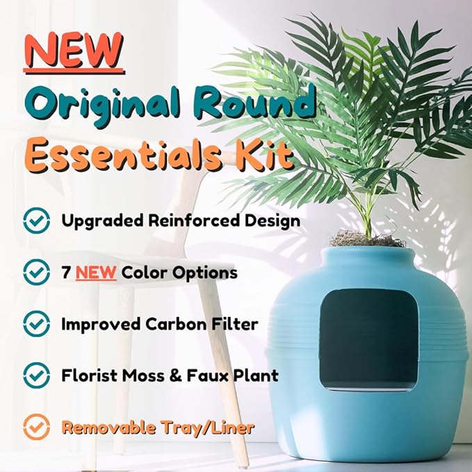 Good Pet Stuff Hidden Litter Box Planter, Decorative Cat Litter Enclosure - Image 4