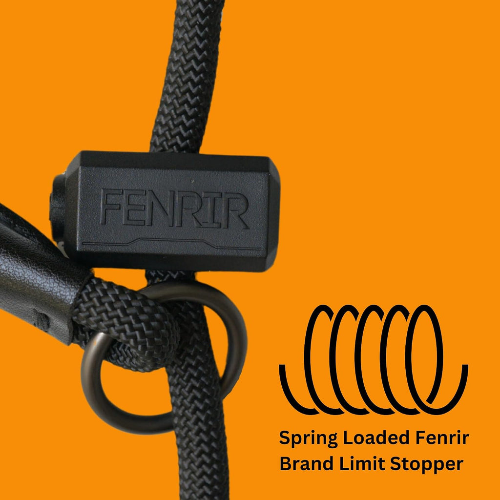 Fenrir Slip Collar with Spring Loaded Limiter Black (Medium)