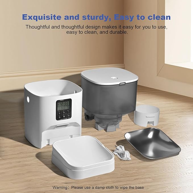 Automatic Cat Feeder, 4L Cat Food Dispenser - Image 5