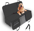 PetJoy Dog Car Seat Cover for Back Seat, Hammock‑Style Rear Bench Cover